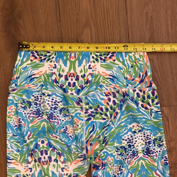 Beautiful summer leggings. Abstract/watercolor/colorful design. - Picture 7 of 8